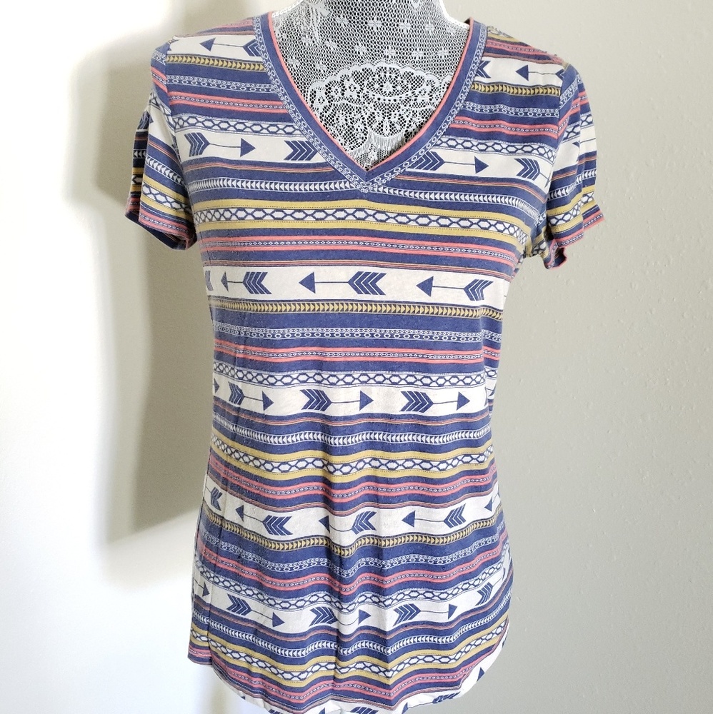 Mossimo Aztec Print T